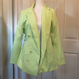 Size 12 New Look Lime green jacket